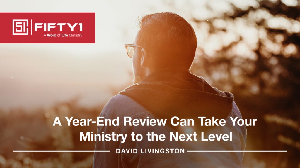 A Year-end review can take your ministry to the next level
