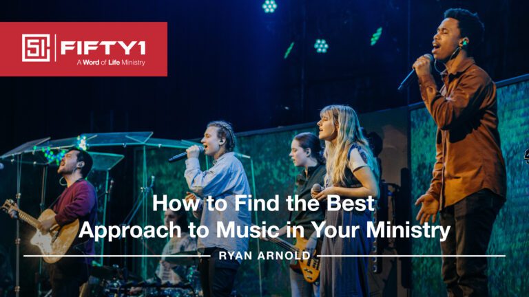 How to Find the Best Approach to Music in Your Ministry